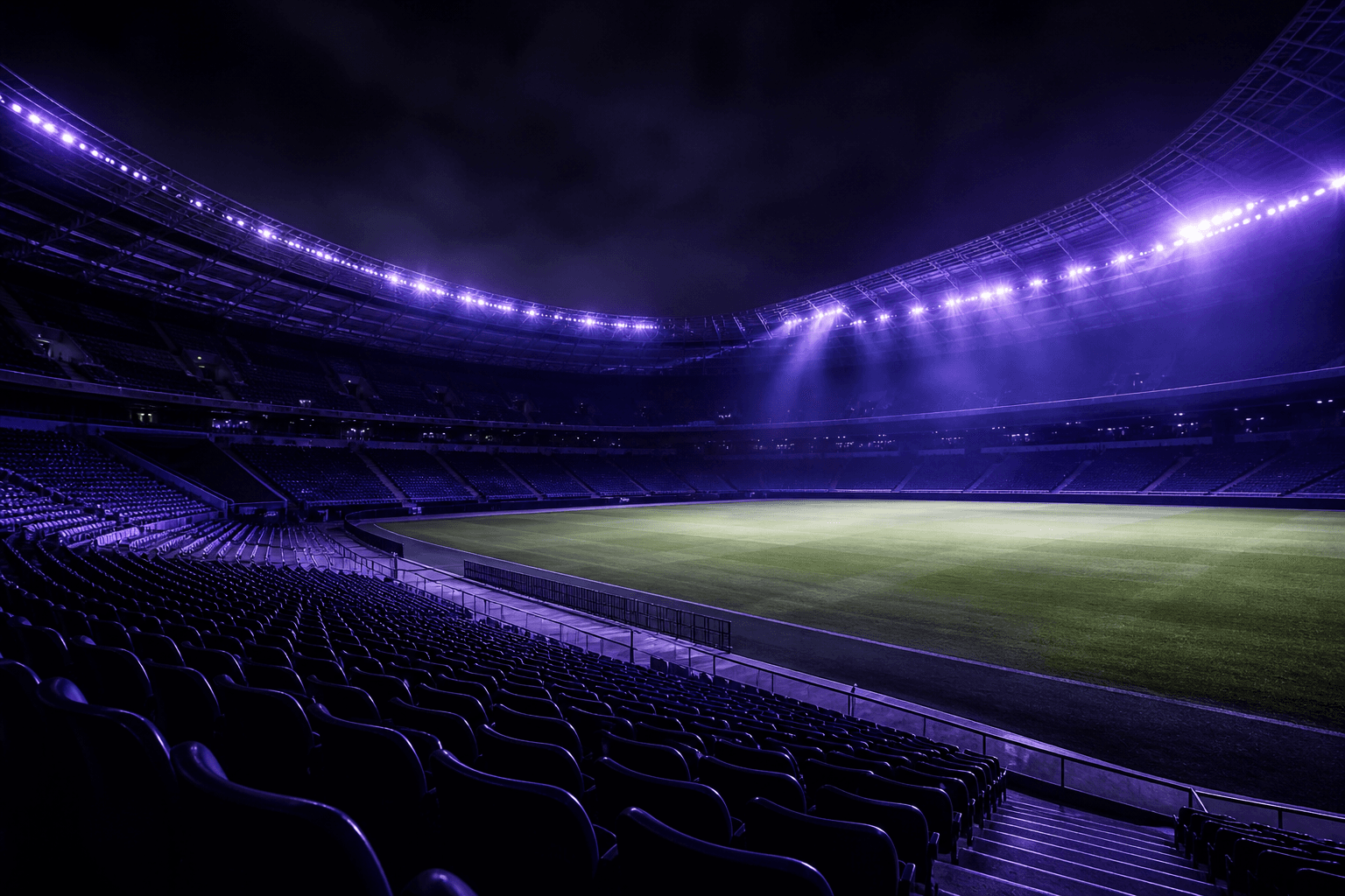 IPTV USA Sports Live stadium sports night illustrating IPTV USA Sports for NFL NBA MLB and NHL fans
